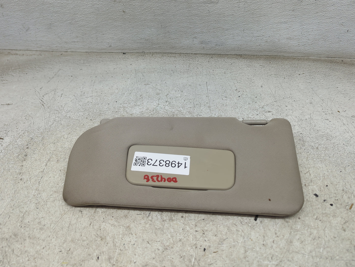 2011 Nissan Altima Sun Visor Shade Replacement Passenger Right Mirror Fits OEM Used Auto Parts - Oemusedautoparts1.com