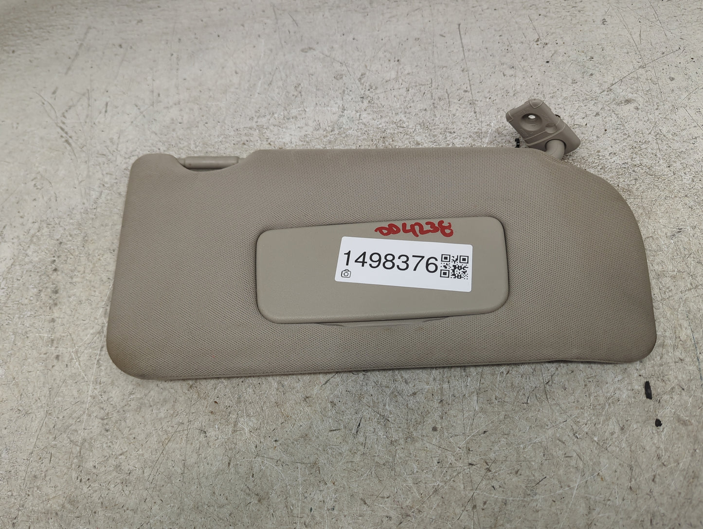 2011 Nissan Altima Sun Visor Shade Replacement Passenger Right Mirror Fits OEM Used Auto Parts - Oemusedautoparts1.com