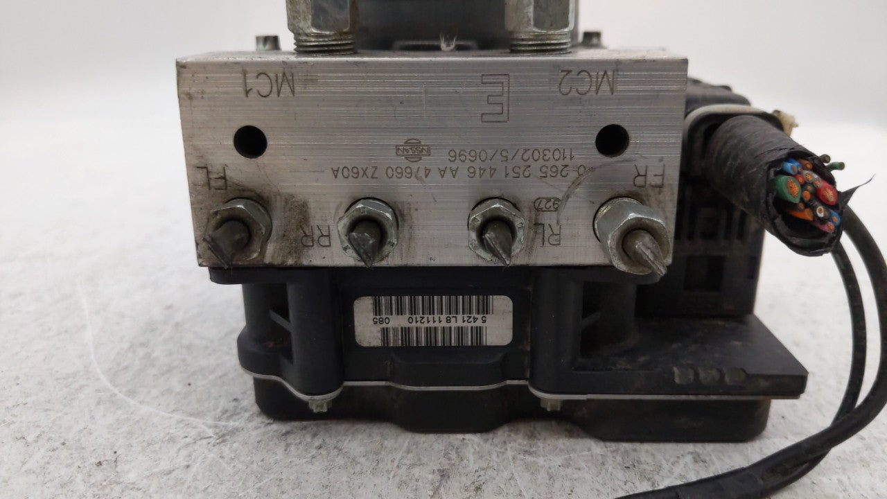 2011-2012 Nissan Altima ABS Pump Control Module Replacement P/N:47660 ZX60A Fits Fits 2011 2012 OEM Used Auto Parts - Oemuse