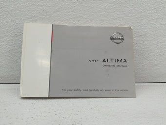 compare product 2011 Nissan Altima Owners Manual Book Guide OEM Used Auto Parts