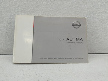 2011 Nissan Altima Owners Manual Book Guide OEM Used Auto Parts - Oemusedautoparts1.com