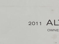 2011 Nissan Altima Owners Manual Book Guide OEM Used Auto Parts - Oemusedautoparts1.com