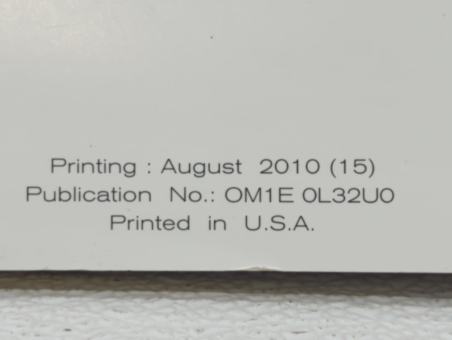 2011 Nissan Altima Owners Manual Book Guide OEM Used Auto Parts - Oemusedautoparts1.com