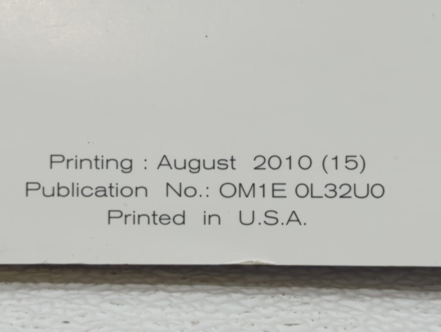 2011 Nissan Altima Owners Manual Book Guide OEM Used Auto Parts - Oemusedautoparts1.com