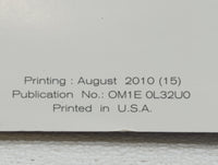 2011 Nissan Altima Owners Manual Book Guide OEM Used Auto Parts - Oemusedautoparts1.com
