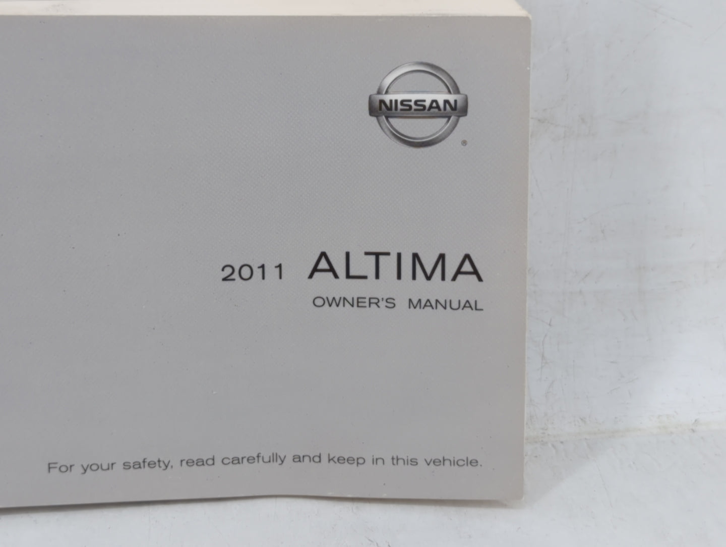 2011 Nissan Altima Owners Manual Book Guide OEM Used Auto Parts - Oemusedautoparts1.com