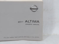 2011 Nissan Altima Owners Manual Book Guide OEM Used Auto Parts - Oemusedautoparts1.com