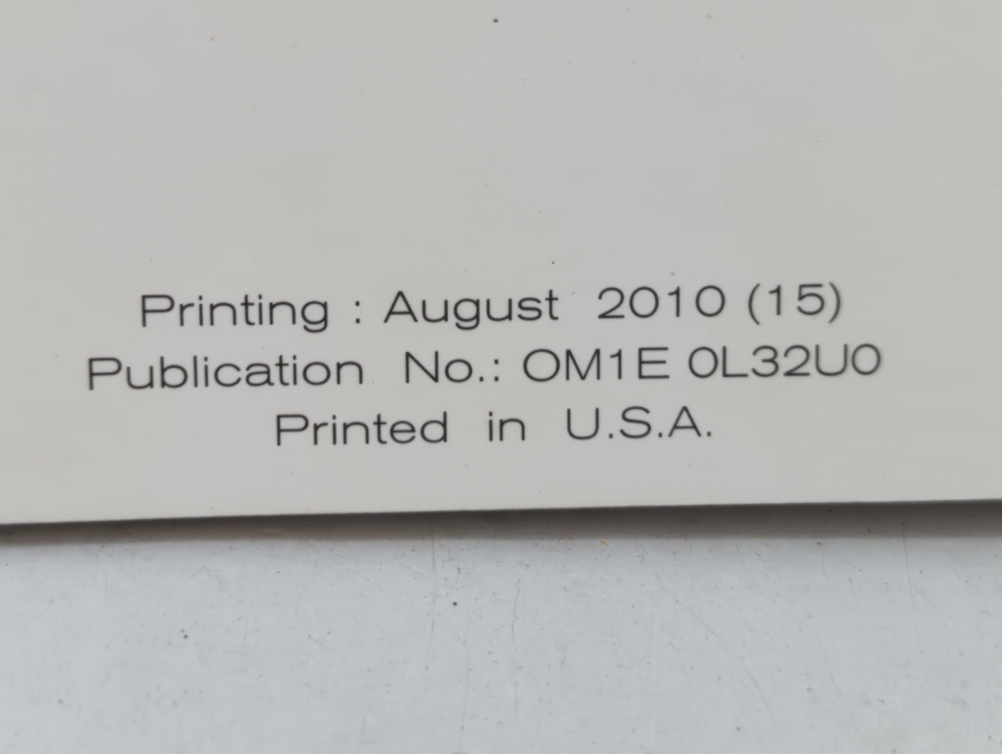 2011 Nissan Altima Owners Manual Book Guide OEM Used Auto Parts - Oemusedautoparts1.com