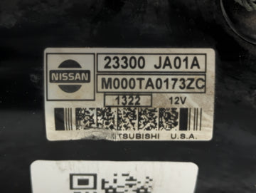 2007-2013 Nissan Altima Car Starter Motor Solenoid OEM P/N:M000TA0173ZC 23300 JA01A Fits Fits 2007 2008 2009 2010 2011 2012 2013 OEM Used Auto Parts