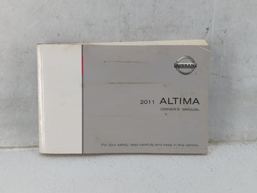 2011 Nissan Altima Owners Manual Book Guide P/N:OM1E 0L32U0 OEM Used Auto Parts - Oemusedautoparts1.com