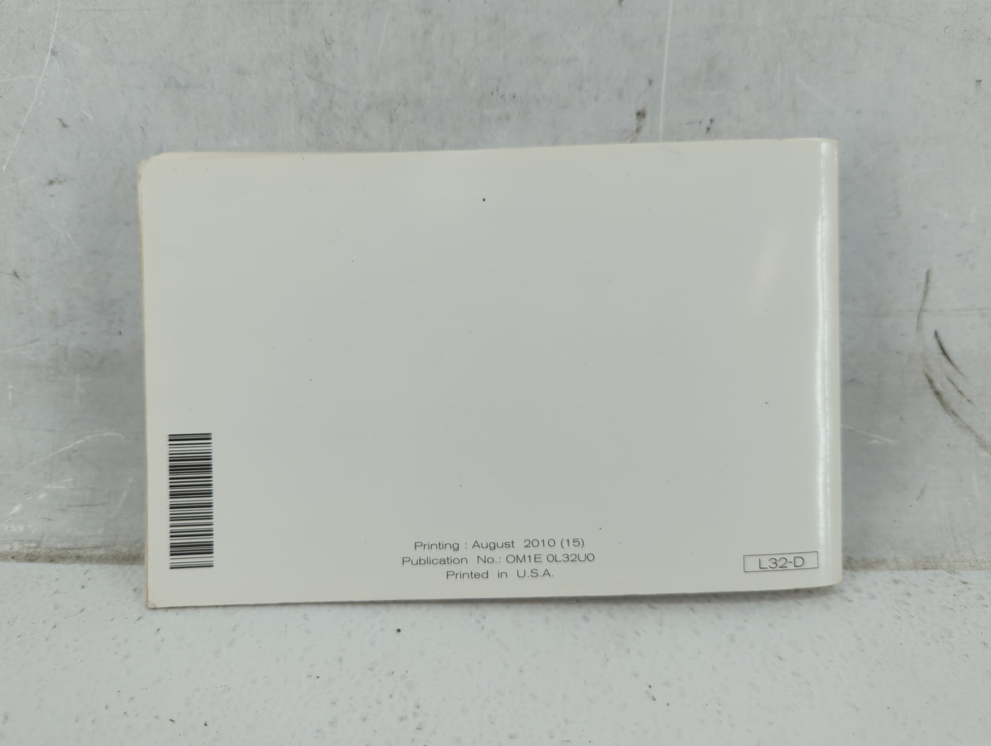 2011 Nissan Altima Owners Manual Book Guide P/N:OM1E-0L32U0 OEM Used Auto Parts - Oemusedautoparts1.com