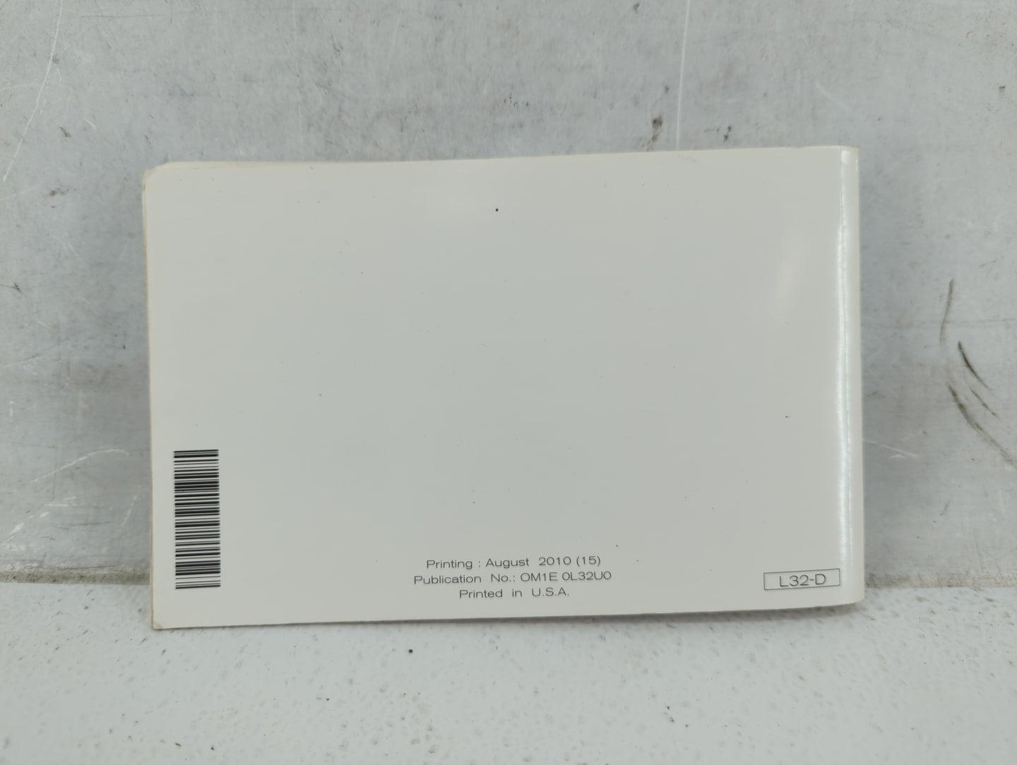 2011 Nissan Altima Owners Manual Book Guide P/N:OM1E-0L32U0 OEM Used Auto Parts - Oemusedautoparts1.com