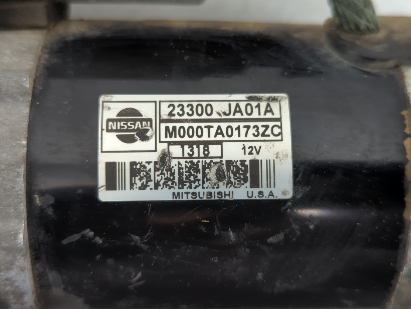 2007-2013 Nissan Altima Car Starter Motor Solenoid OEM P/N:23300 JA01A Fits Fits 2007 2008 2009 2010 2011 2012 2013 OEM Used