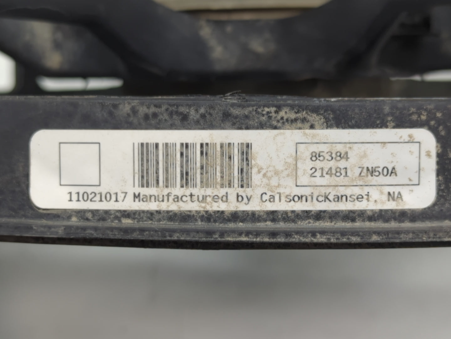2007-2011 Nissan Altima Left Radiator Fan Motor Assembly 617465 - Oemusedautoparts1.com