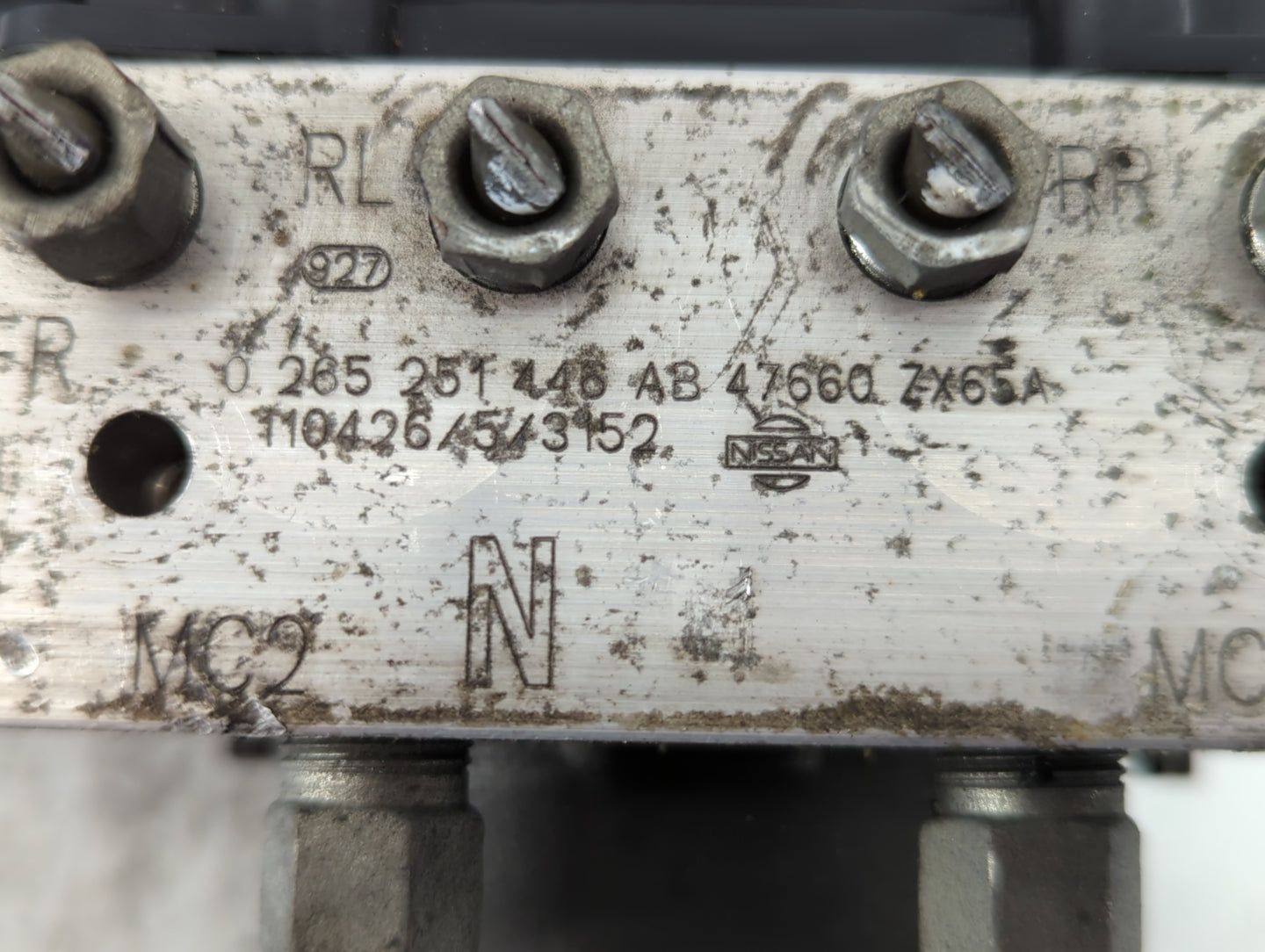 2011-2012 Nissan Altima ABS Pump Control Module Replacement P/N:0 265 251 446 AB 47660 ZX65A Fits Fits 2011 2012 OEM Used Au