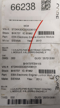 2011 Nissan Altima PCM Engine Control Computer ECU ECM PCU OEM P/N:MEC114-080 B2 MEC112-070 B1 Fits OEM Used Auto Parts - Oe