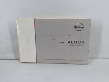 2011 Nissan Altima Owners Manual Book Guide P/N:OM1E OL32U1 OEM Used Auto Parts - Oemusedautoparts1.com