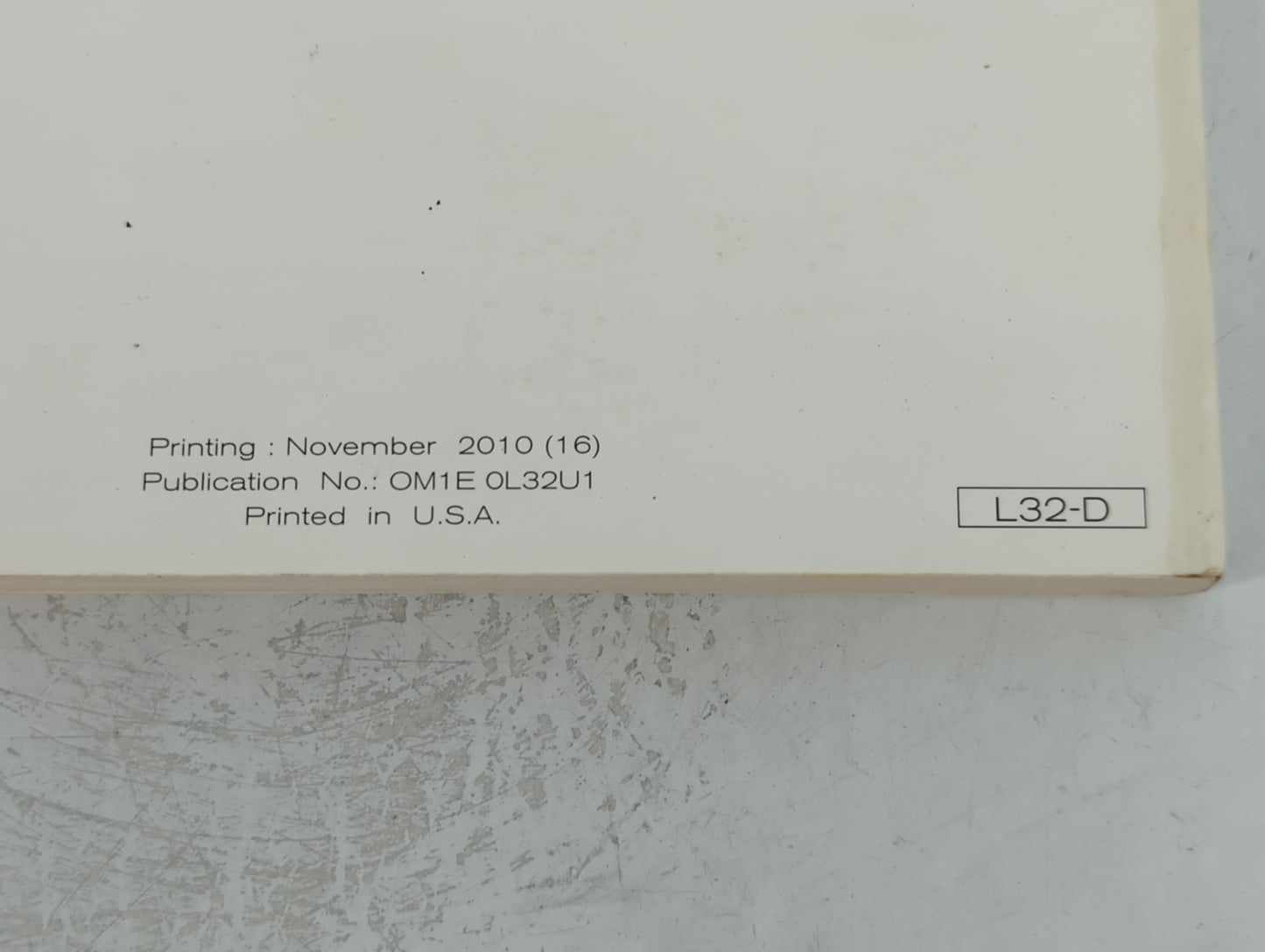 2011 Nissan Altima Owners Manual Book Guide P/N:OM1E OL32U1 OEM Used Auto Parts - Oemusedautoparts1.com