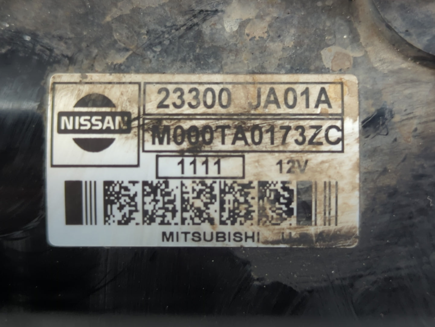 2007-2013 Nissan Altima Car Starter Motor Solenoid OEM P/N:23300 JA01A Fits Fits 2007 2008 2009 2010 2011 2012 2013 OEM Used