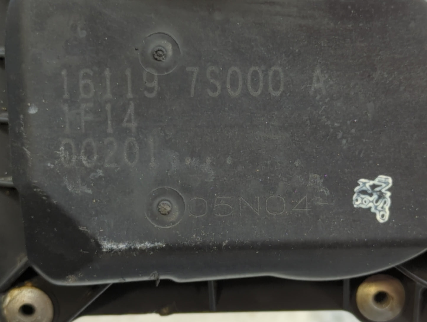2005-2012 Nissan Armada Throttle Body P/N:16119 7S000 A 16119 7S000 Fits OEM Used Auto Parts - Oemusedautoparts1.com