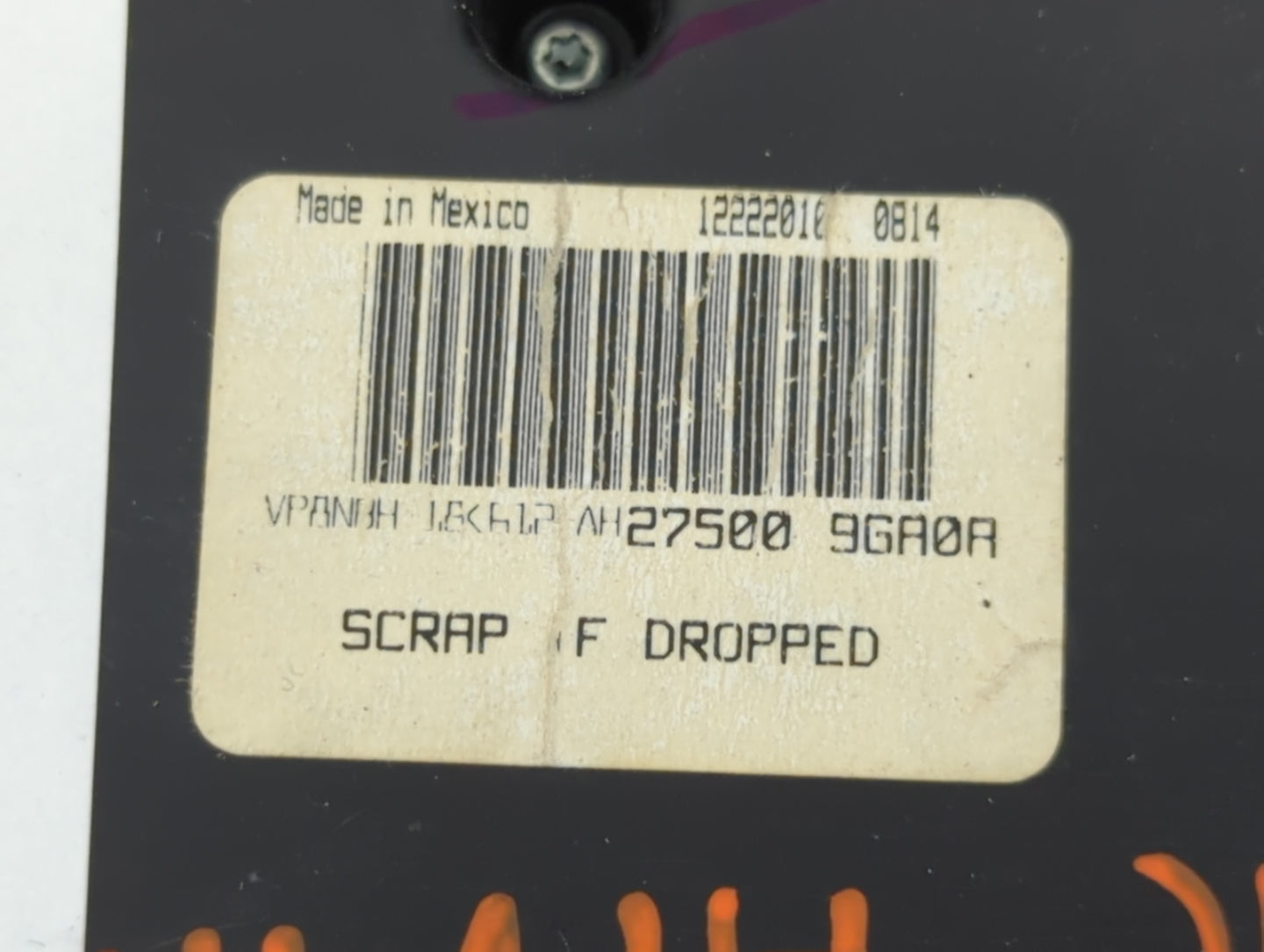 2010-2011 Nissan Armada PCM Engine Control Computer ECU ECM PCU OEM P/N:27500 9GA0A Fits Fits 2010 2011 OEM Used Auto Parts 