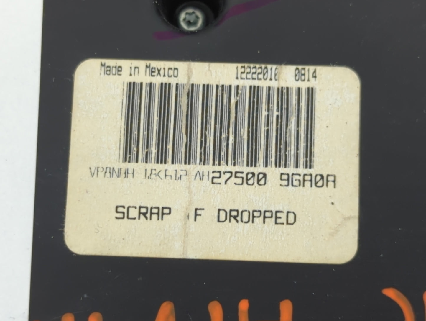 2010-2011 Nissan Armada PCM Engine Control Computer ECU ECM PCU OEM P/N:27500 9GA0A Fits Fits 2010 2011 OEM Used Auto Parts 