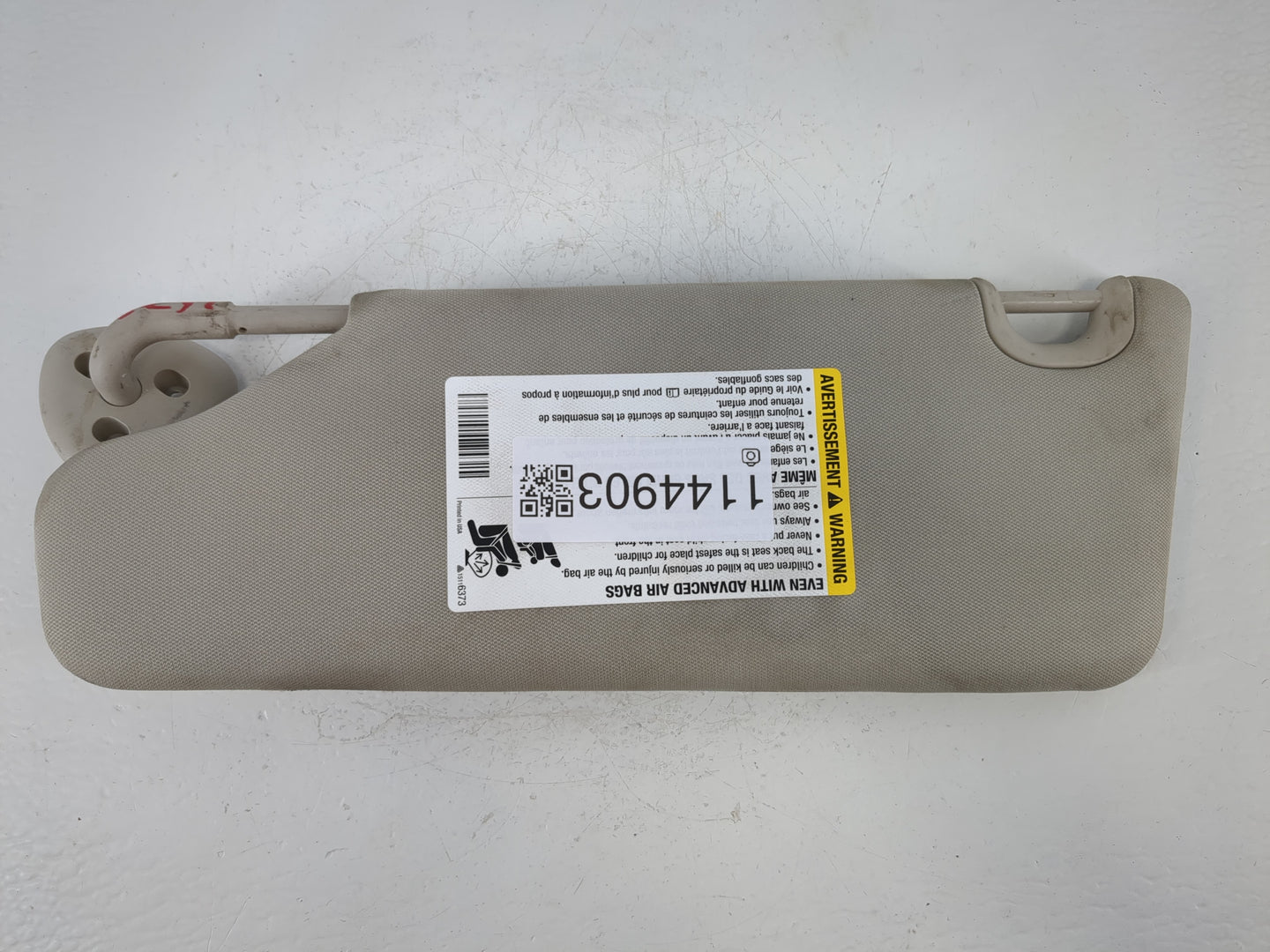 2011-2013 Nissan Juke Sun Visor Shade Replacement Passenger Right Mirror Fits Fits 2011 2012 2013 OEM Used Auto Parts - Oemu