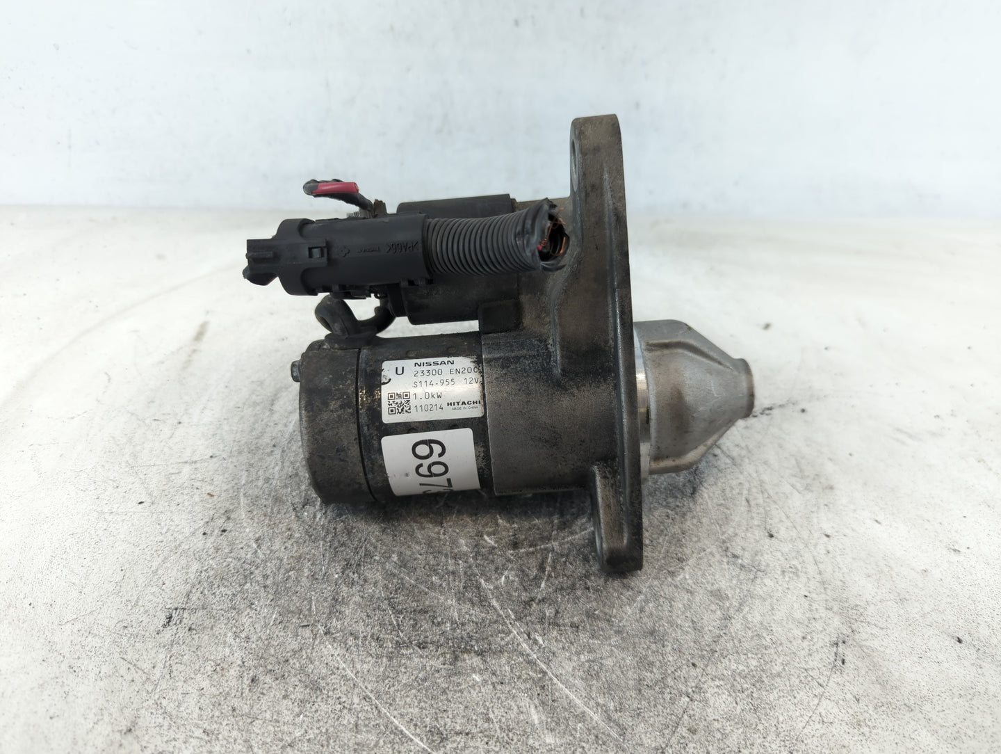 2011-2013 Nissan Juke Car Starter Motor Solenoid OEM P/N:S114-955 12V 23300 EN200 Fits Fits 2010 2011 2012 2013 OEM Used Aut