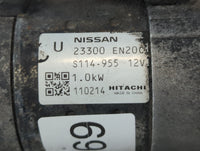 2011-2013 Nissan Juke Car Starter Motor Solenoid OEM P/N:S114-955 12V 23300 EN200 Fits Fits 2010 2011 2012 2013 OEM Used Aut