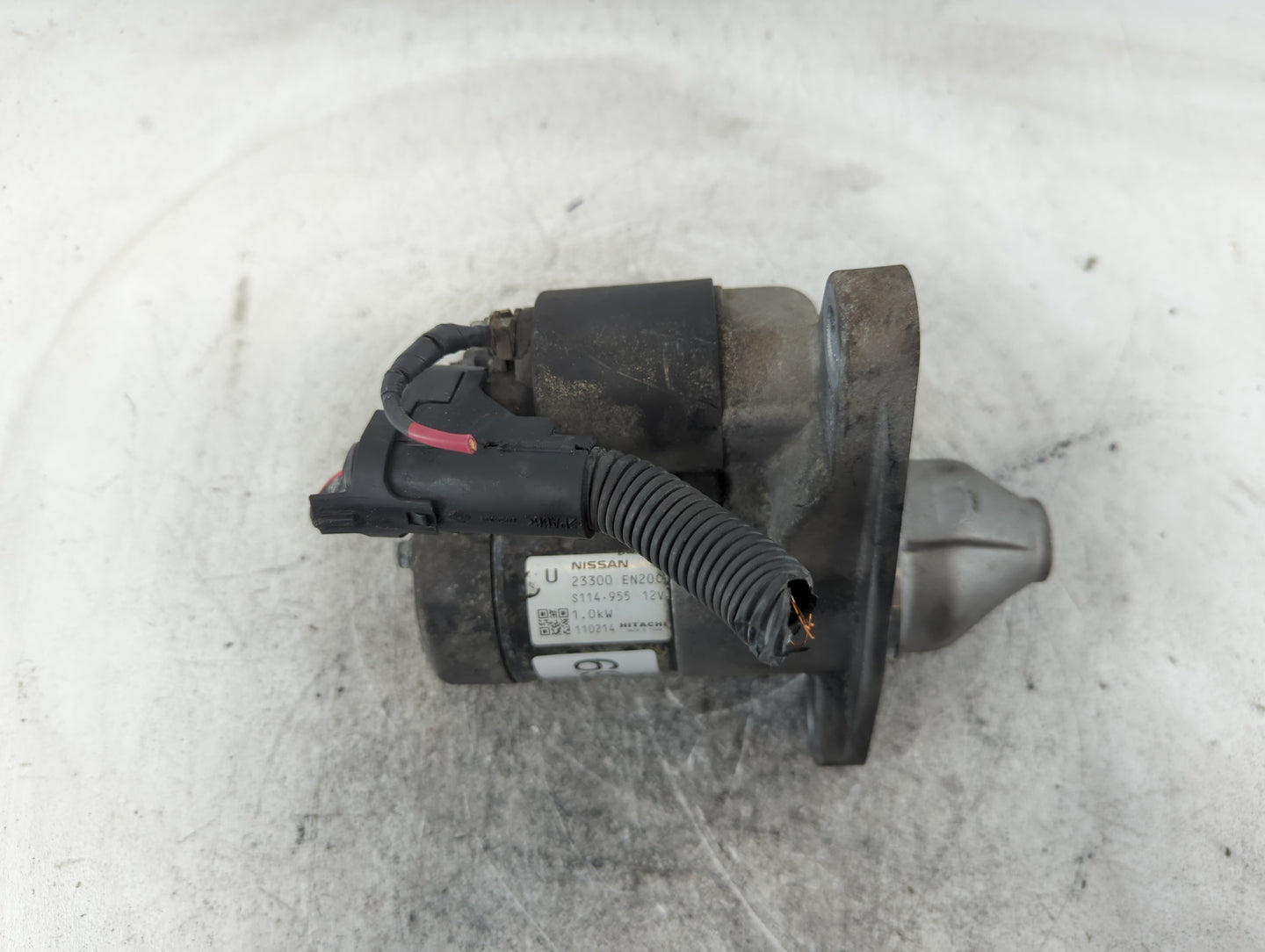 2011-2013 Nissan Juke Car Starter Motor Solenoid OEM P/N:S114-955 12V 23300 EN200 Fits Fits 2010 2011 2012 2013 OEM Used Aut
