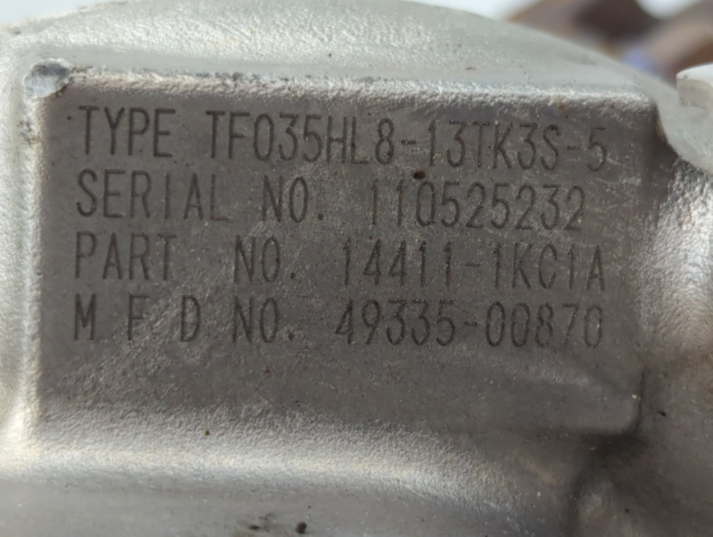 2011 Nissan Juke Turbocharger Turbo Charger Super Charger Supercharger - Oemusedautoparts1.com