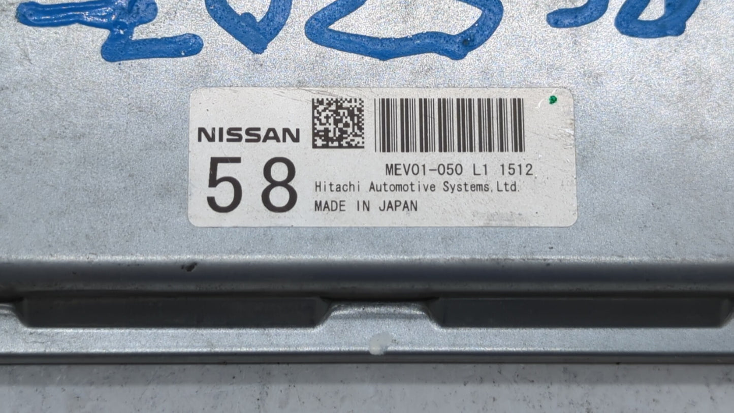 2011 Nissan Leaf PCM Engine Control Computer ECU ECM PCU OEM P/N:MEV01-050 Fits OEM Used Auto Parts - Oemusedautoparts1.com