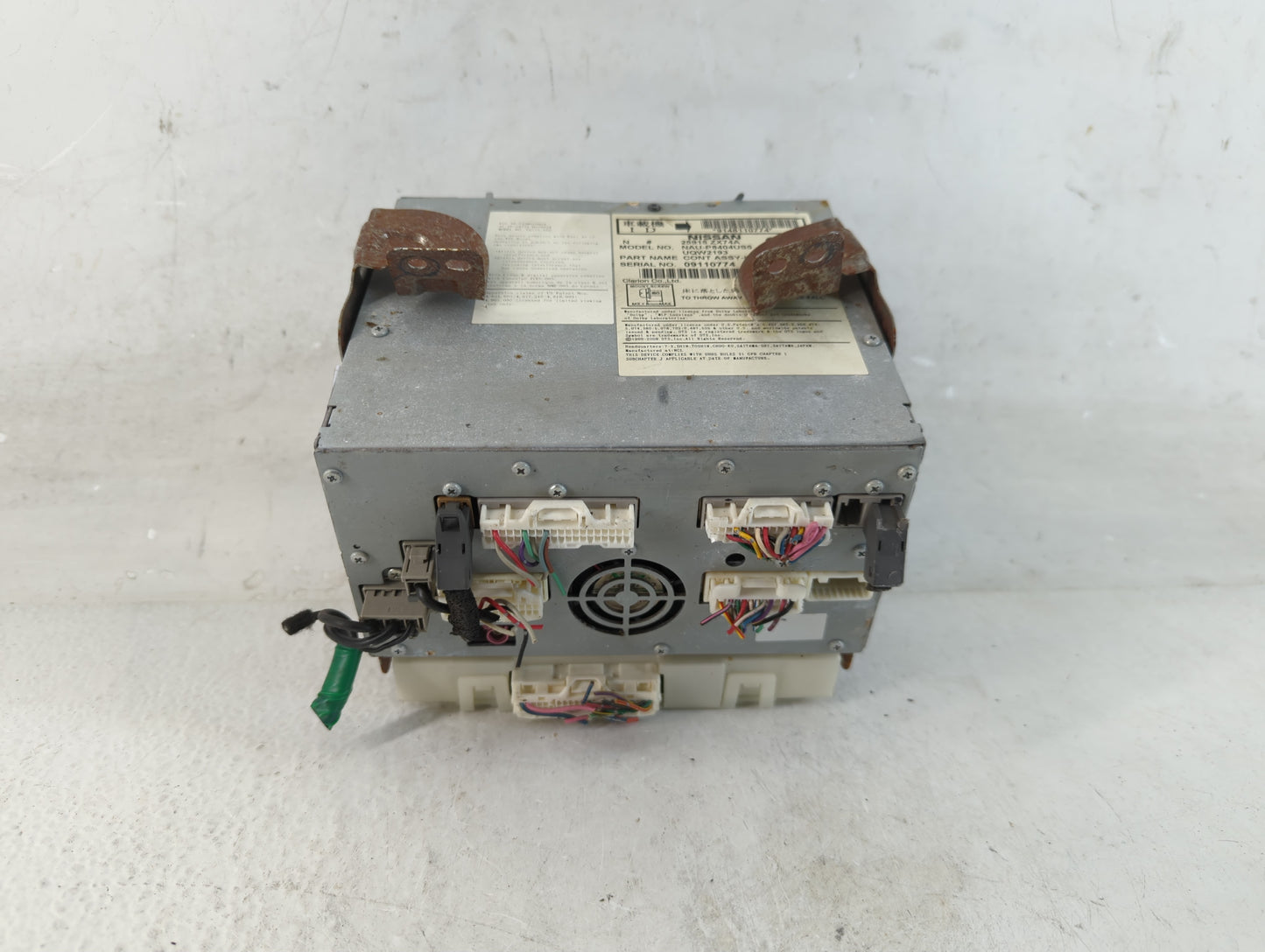 2011 Nissan Maxima Radio AM FM Cd Player Receiver Replacement P/N:25915 ZX74A Fits Fits 2010 2012 OEM Used Auto Parts - Oemu