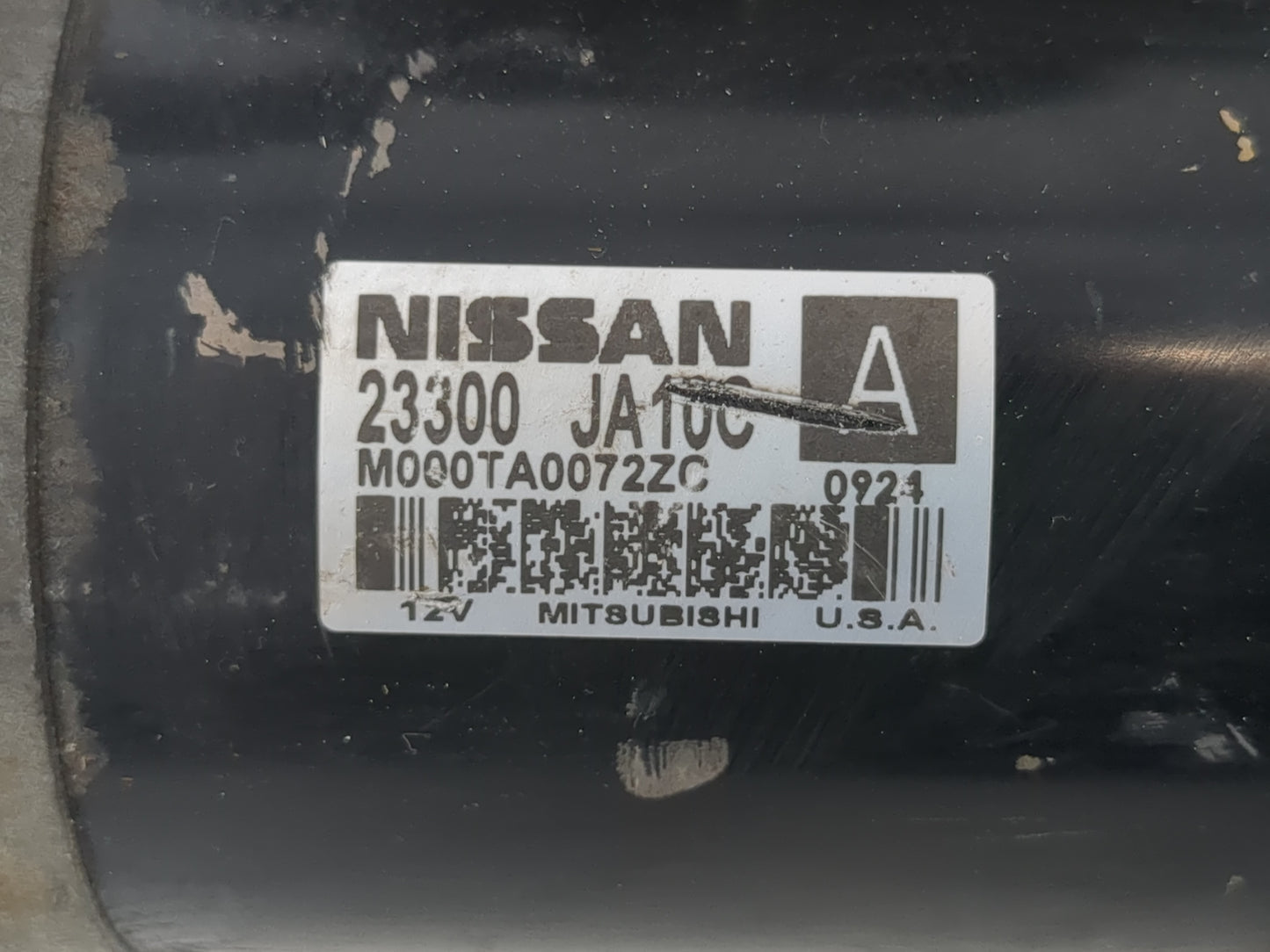 2009-2014 Nissan Maxima Car Starter Motor Solenoid OEM P/N:23300 JA10C Fits Fits 2007 2008 2009 2010 2011 2012 2013 2014 OEM