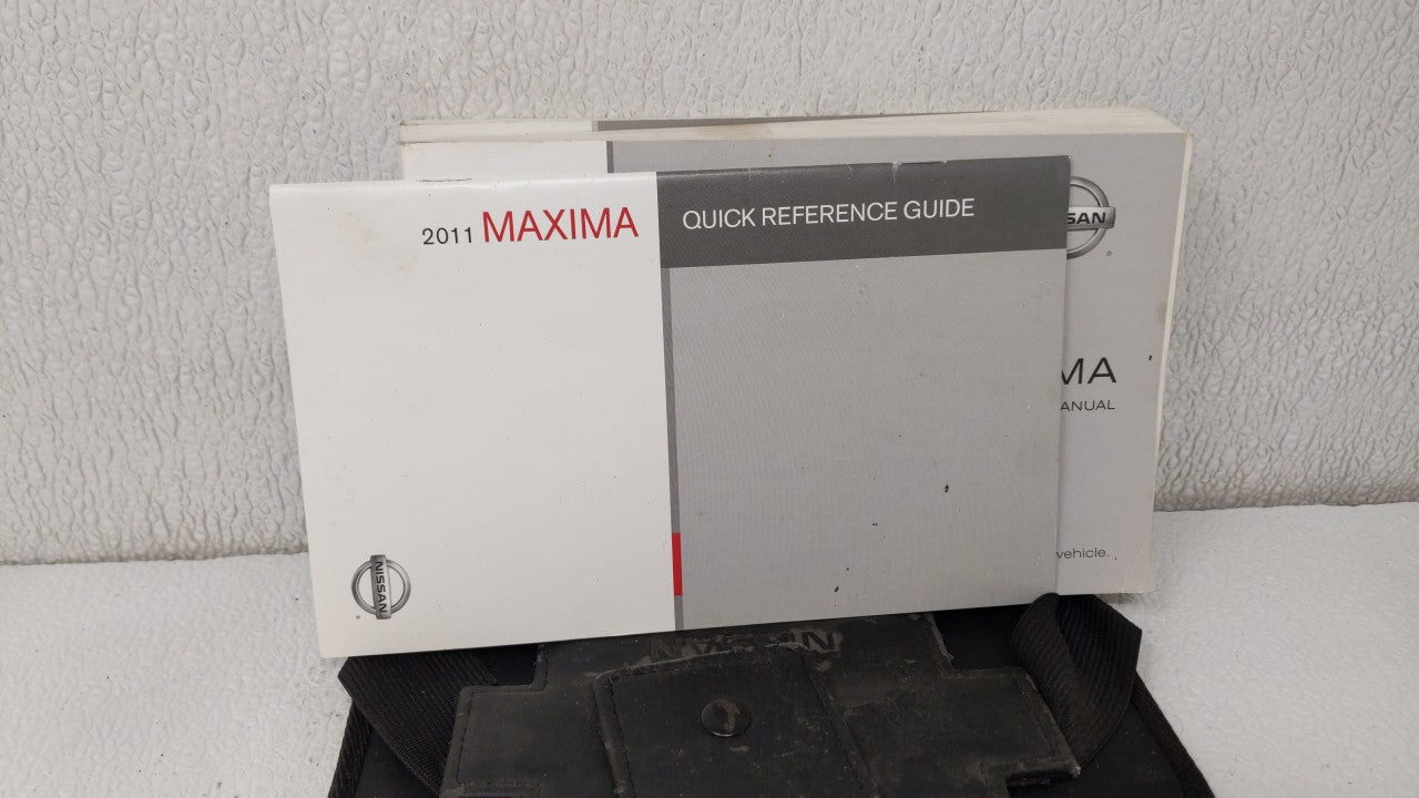 2011 Nissan Maxima Owners Manual Book Guide OEM Used Auto Parts - Oemusedautoparts1.com