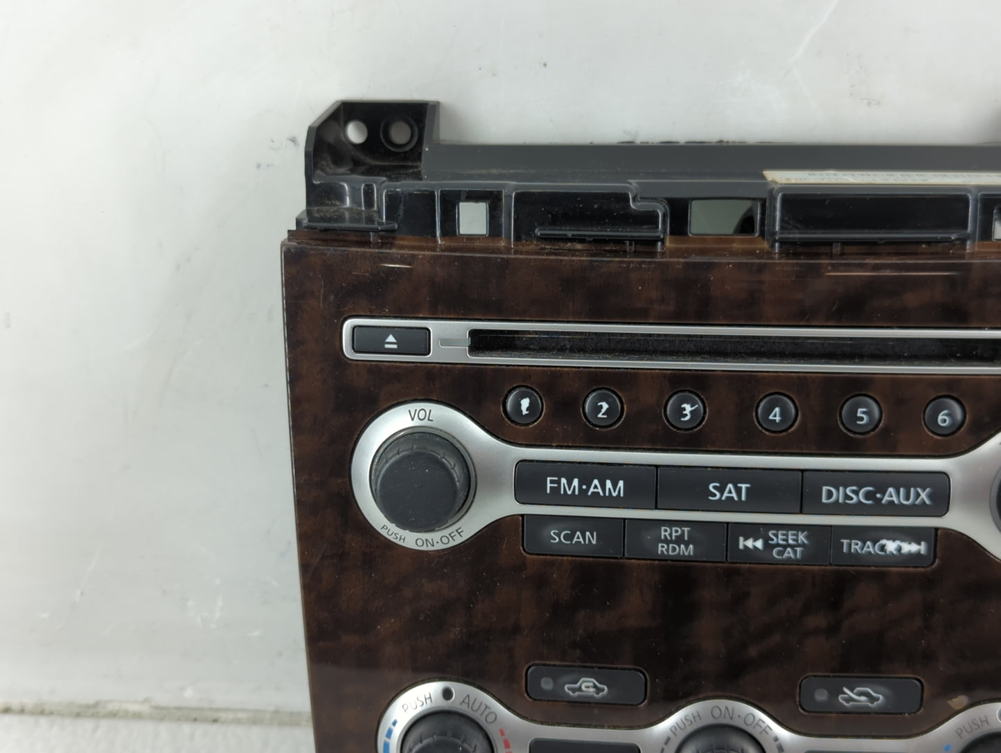 2011 Nissan Maxima Radio AM FM Cd Player Receiver Replacement Fits OEM Used Auto Parts - Oemusedautoparts1.com