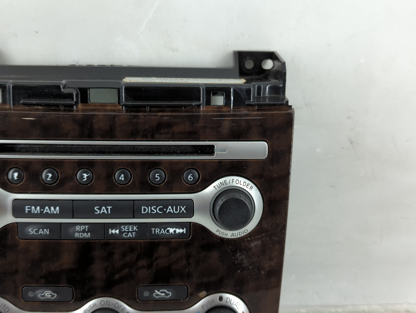 2011 Nissan Maxima Radio AM FM Cd Player Receiver Replacement Fits OEM Used Auto Parts - Oemusedautoparts1.com
