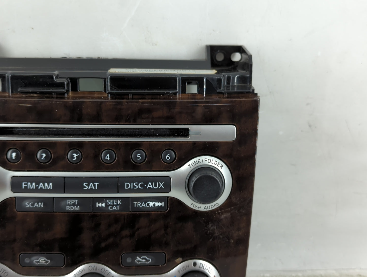 2011 Nissan Maxima Radio AM FM Cd Player Receiver Replacement Fits OEM Used Auto Parts - Oemusedautoparts1.com