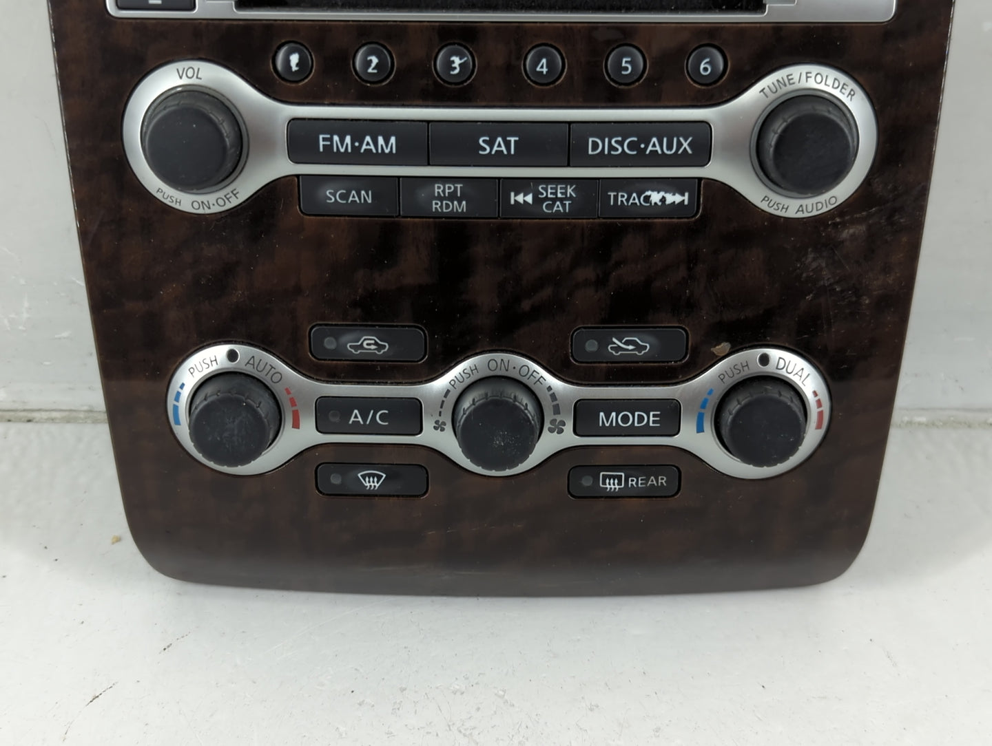 2011 Nissan Maxima Radio AM FM Cd Player Receiver Replacement Fits OEM Used Auto Parts - Oemusedautoparts1.com