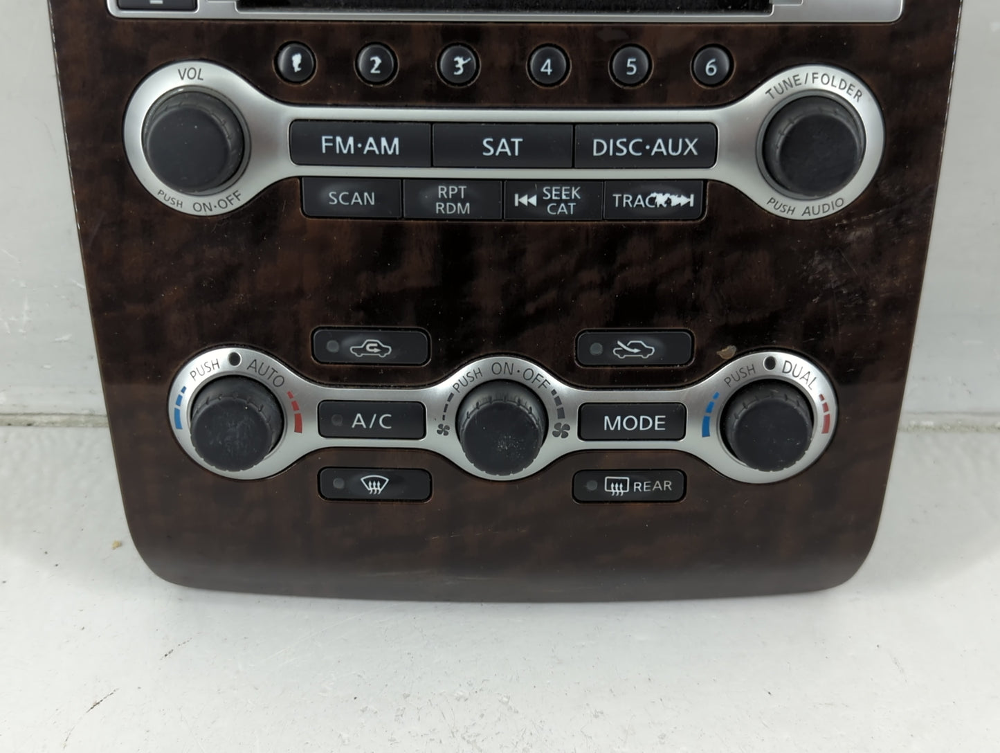 2011 Nissan Maxima Radio AM FM Cd Player Receiver Replacement Fits OEM Used Auto Parts - Oemusedautoparts1.com