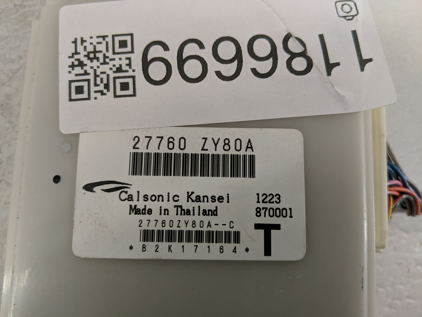 2011-2014 Nissan Maxima Temperature Control Module 27760 Zy80a - Oemusedautoparts1.com