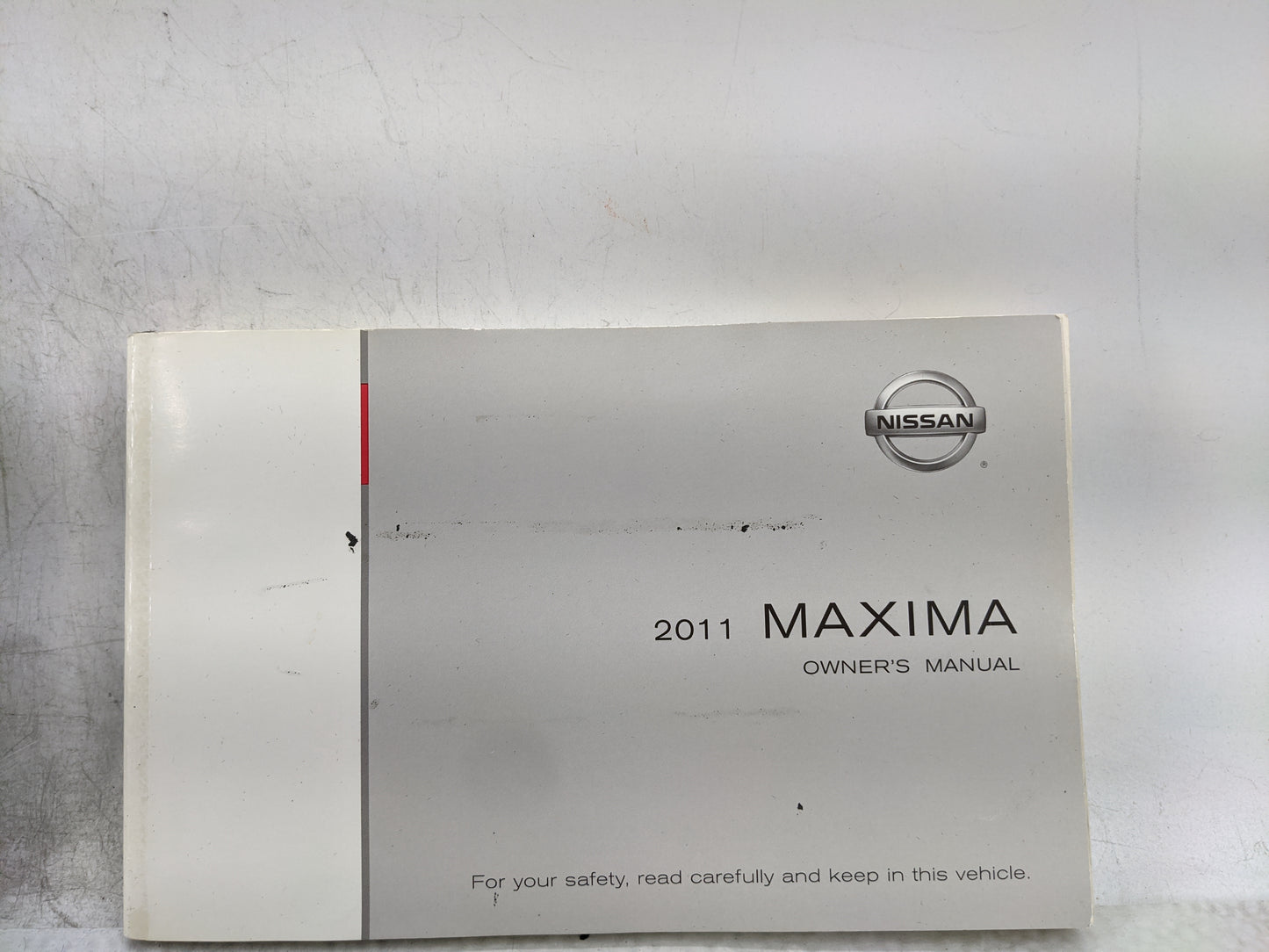 2011 Nissan Maxima Owners Manual Book Guide P/N:OM1E 0A35U1 OEM Used Auto Parts - Oemusedautoparts1.com