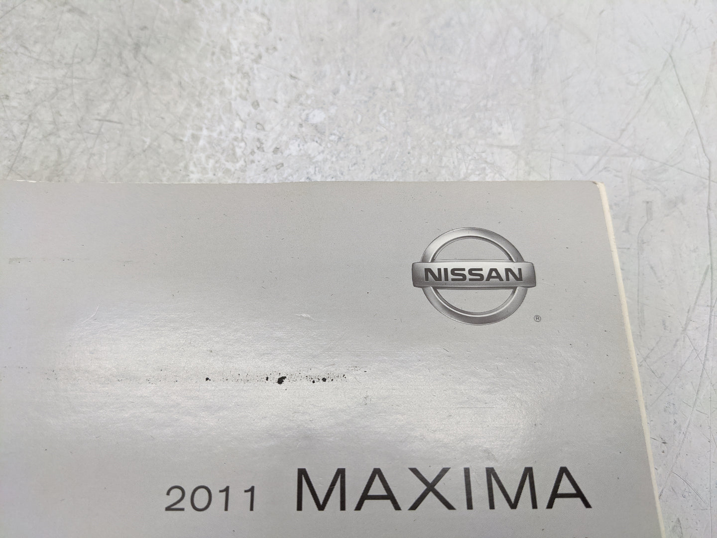 2011 Nissan Maxima Owners Manual Book Guide P/N:OM1E 0A35U1 OEM Used Auto Parts - Oemusedautoparts1.com