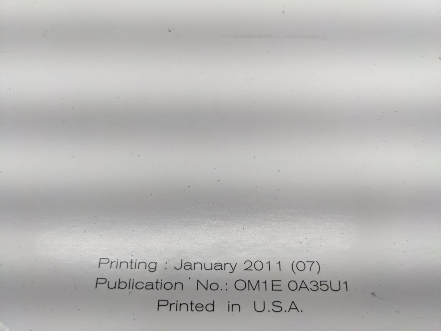 2011 Nissan Maxima Owners Manual Book Guide P/N:OM1E 0A35U1 OEM Used Auto Parts - Oemusedautoparts1.com
