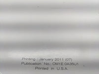 2011 Nissan Maxima Owners Manual Book Guide P/N:OM1E 0A35U1 OEM Used Auto Parts - Oemusedautoparts1.com