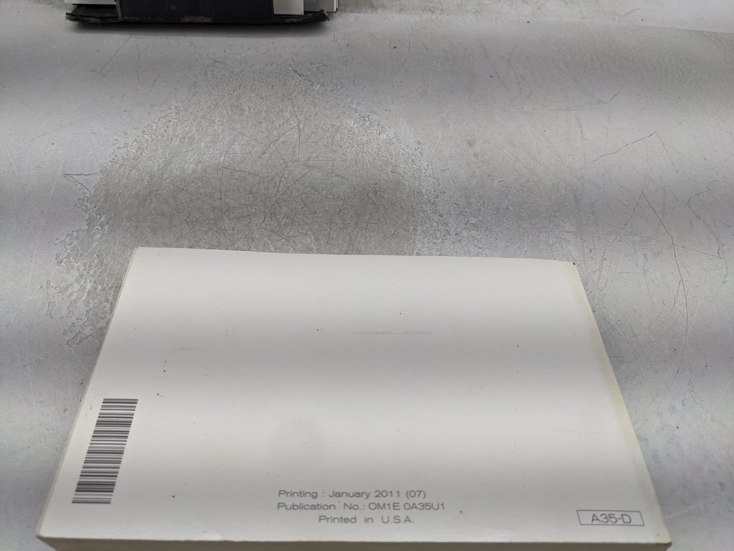 2011 Nissan Maxima Owners Manual Book Guide P/N:OM1E 0A35U1 OEM Used Auto Parts - Oemusedautoparts1.com