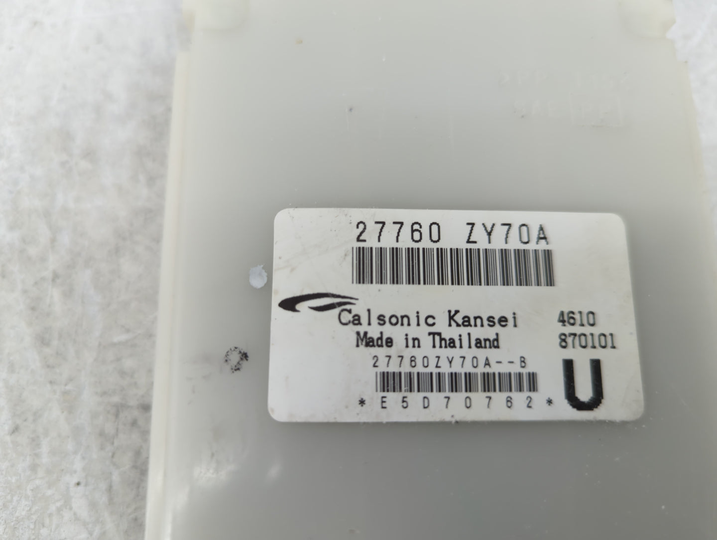 2011-2014 Nissan Maxima Temperature Control Module 27760 Zy70a - Oemusedautoparts1.com