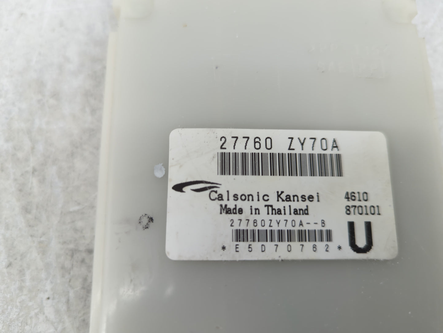 2011-2014 Nissan Maxima Temperature Control Module 27760 Zy70a - Oemusedautoparts1.com