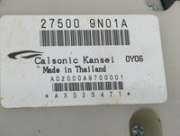 2009-2014 Nissan Maxima Climate Control Module Temperature AC/Heater Replacement P/N:27500 9N01A Fits OEM Used Auto Parts - 