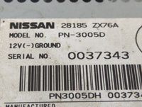 2011-2013 Nissan Maxima Radio AM FM Cd Player Receiver Replacement P/N:28185ZX76A PN-3005D Fits Fits 2011 2012 2013 OEM Used